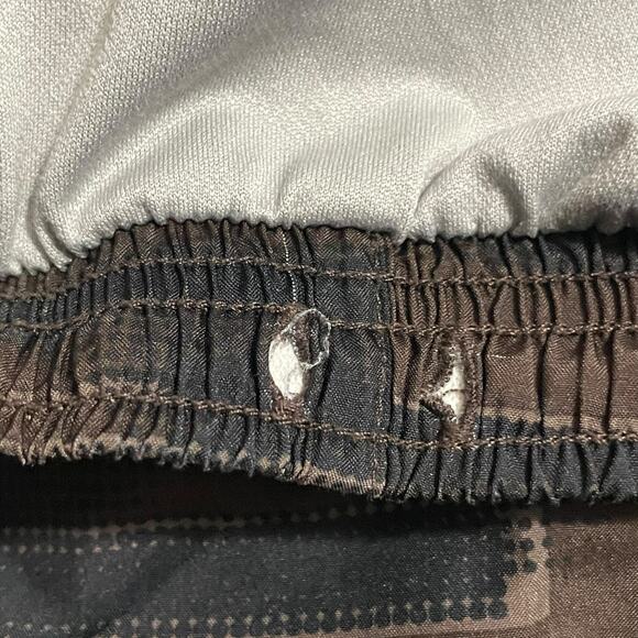 Nike Womens Athletic Shorts Medium Brown Tempo Dri Fit Lined Running Track Short - Picture 7 of 14